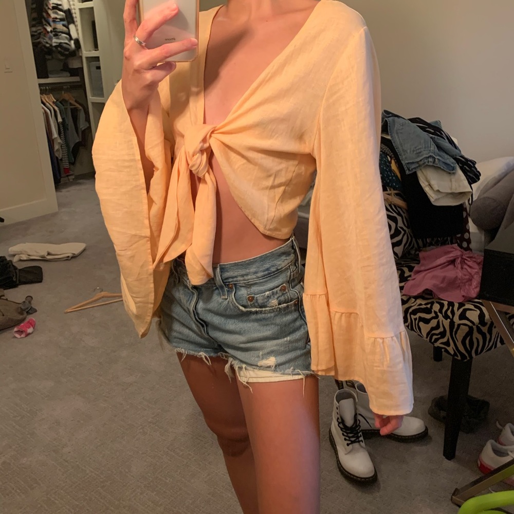 Tangerine Tie top